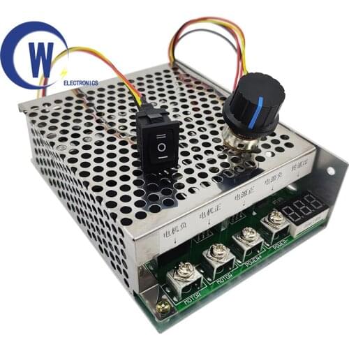 60A DC motor speed controller forward and reverse two-way switch digital display positioning 12v24V36V48V