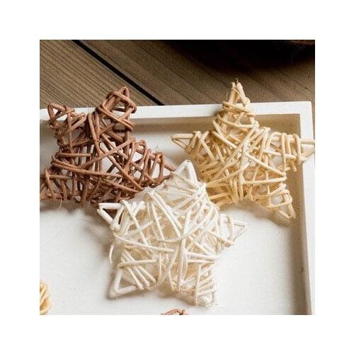 8PCS Natural Dry Heart-shaped Rattan Ball, Dried Flower Ball for Wedding Home Valentine Day Gift Box Decoration ,DIY Flores Rose