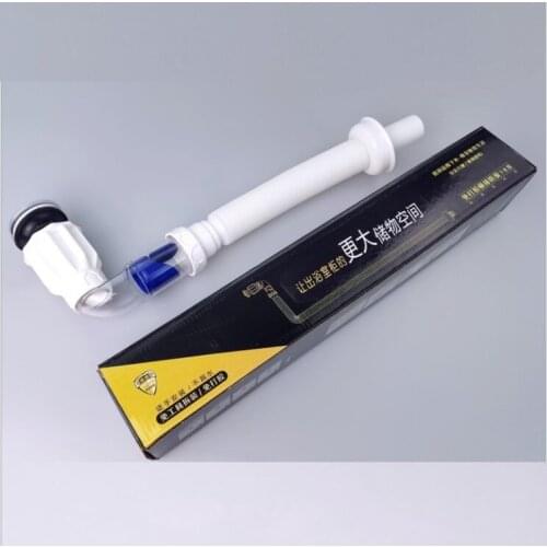 Glue free horizontal row deodorizing downpipe washbasin deodorizing downpipe washbasin lengthening downpipe