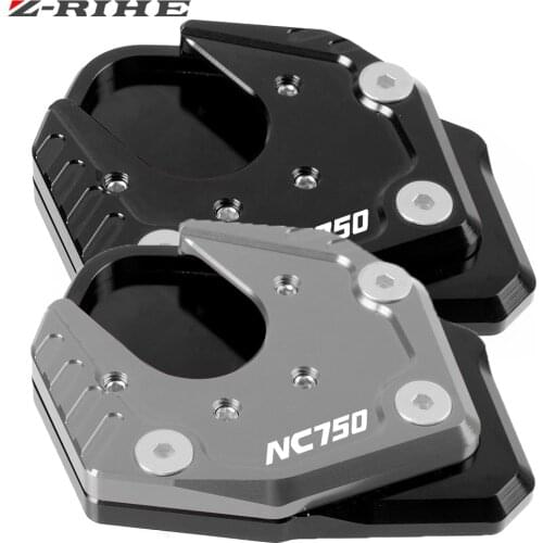 For HONDA NC750X NC 750X NC750 X 2017 2018 2019 Aluminum Kickstand Sidestand Stand Extension Enlarger Pad Accessories NC750