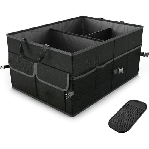 Home Storage Box New Hot Fashion 1pcs Trunk Cargo Organizer Folding Caddy Storage Cab Collapse Bag Bin for Car Truck Suv