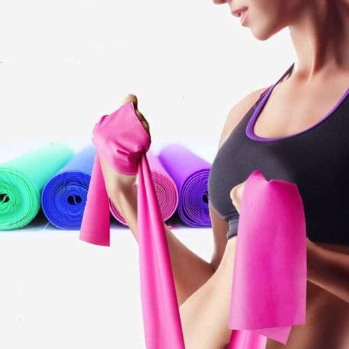 Womens Rubber Band Expander Yoga Pilates Resistance Band Elastic Fitness Tape Stretch Strap Elastic Sports Set Loop Gym TPE Lady