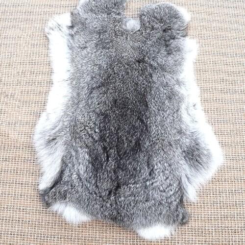 Faux Rabbit Fur White Fur Fluffy Rabbit Pelts Clothing Accessories Blanket Carpets Soft Plush Clothing Sewing Fabric DIY Crafts