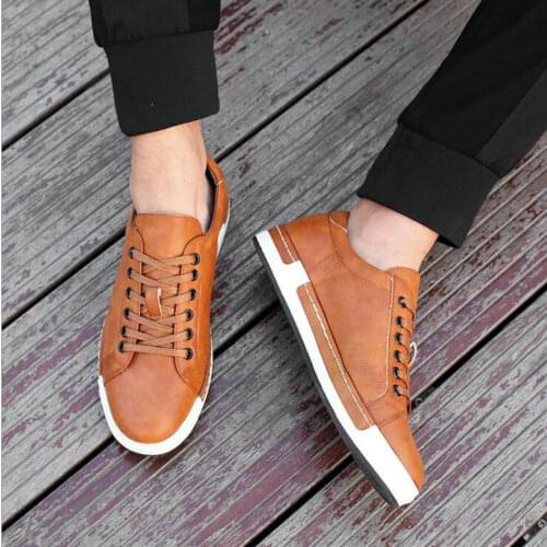 High Quality 2018 fashion male breathable lace up Tenis shoes mens Flats casual shoes black Brand sneakers Big size 38-46 LE-01