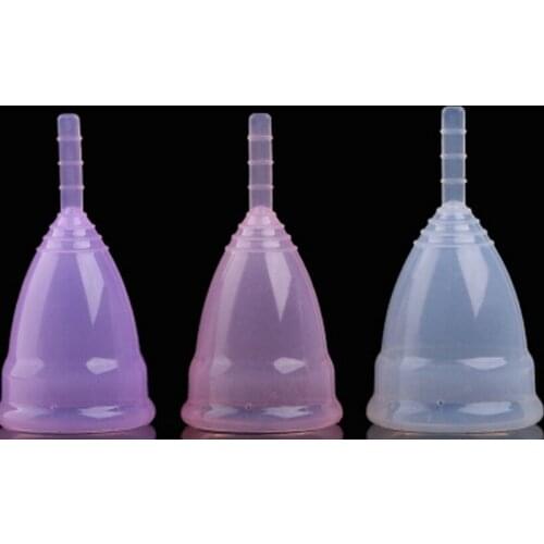 Reusable Medical Grade Silicone Menstrual Cup Feminine Hygiene Product Lady Menstruation 1pc