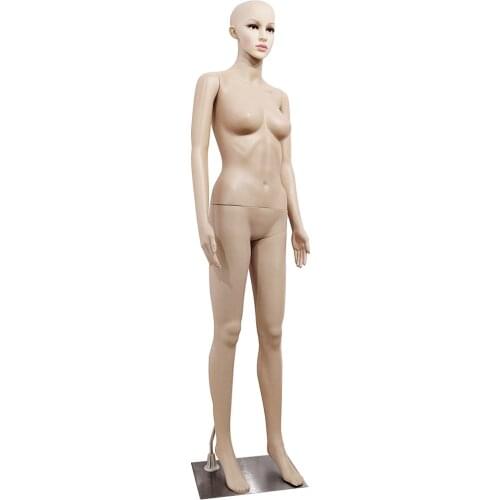 XSL5 Female Straight Hand Straight Foot Body Model Mannequin Skin Color[US-Stock]