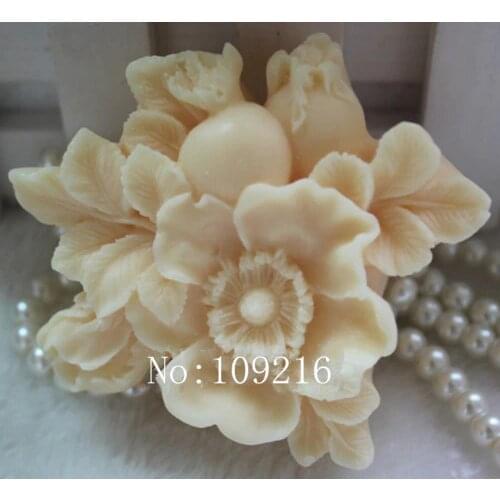 Wholesale!!!1pcs Pomegranate Flowers (zx0103) Silicone Handmade Soap Mold Crafts DIY Mould