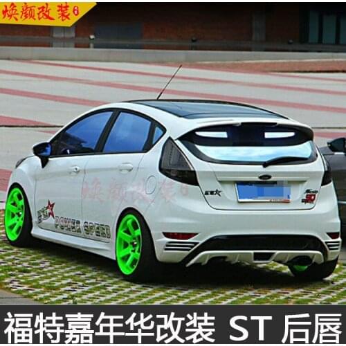 Suitable for Ford 09-15 Carnival Refitting Spoiler Double Outlet with Lamp Lip Rear Enveloping Angle St