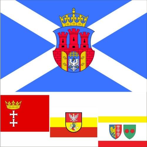 Poland 47 City Banner Krakow Flag 3X5FT 90X150CM 100D Polyester POL Białystok Banner