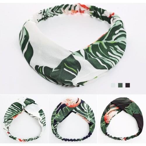 New Design Fashion Women Summer Style Headbands Bohemian Girl Cross Turban Bandage Bandanas Hairbands Hair Accessories