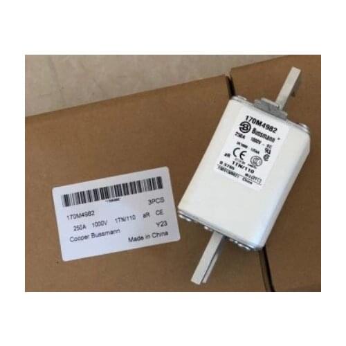 Fuses: 170M4980 160A 1000V / 170M4981 200A / 170M4982 250A 1000V aR