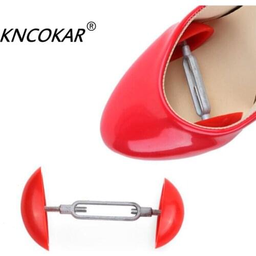 KNCOKAR Adjustable Plastic Women Mini Shoes Keepers Support Care Stretcher Shoe Shapers Mini Shoe Trees Shoes Expander Extender