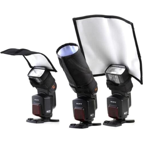 Foldable Photo Flash Softbox Hot Selling Soft Surface Safety Durable Reflector for Studio Photography Flash Speedlight