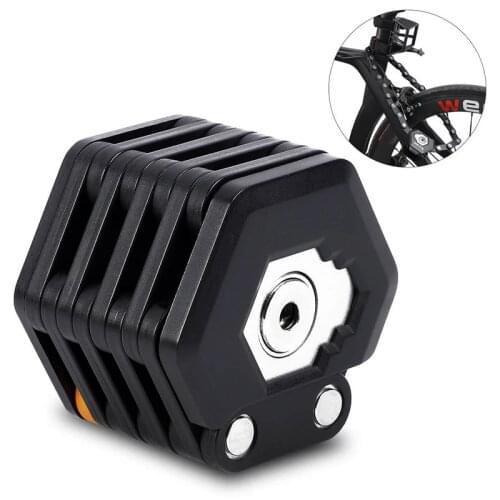 Foldable Bike Lock 3 Keys Anti-theft Heavy Duty Chain Cable Padlock Motorcycle Safety Alloy Locks For Bicycle Dropshipping