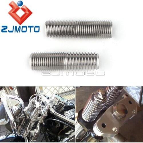Motorcycle Steel Handlebar Riser Stud Adapter 1-3/4'' For Harley Springer Chopper Bobber Custom Mid-USA Hardbody DNA Paughco