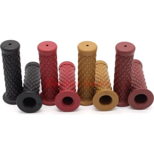Vintage Moto Protaper maniglia grip Dirt Pit Bike Grips 7/8 "22mm Marrone Manubrio Hand Grip e Bar Ends