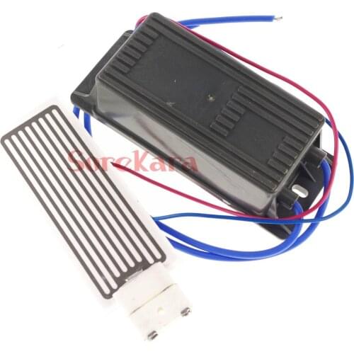Output 5g/h 10g/h 12VDC 110VAC 220VAC Ceramic Plate Circuit Board Ozone Generator Air Purifier Kit 16KHZ Power + Plate