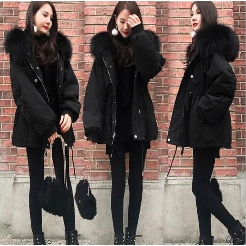 XS-XXL New casual women cotton jackets womens winter coats 70% cotton super warm waterproof windproof fur loose winter parkas