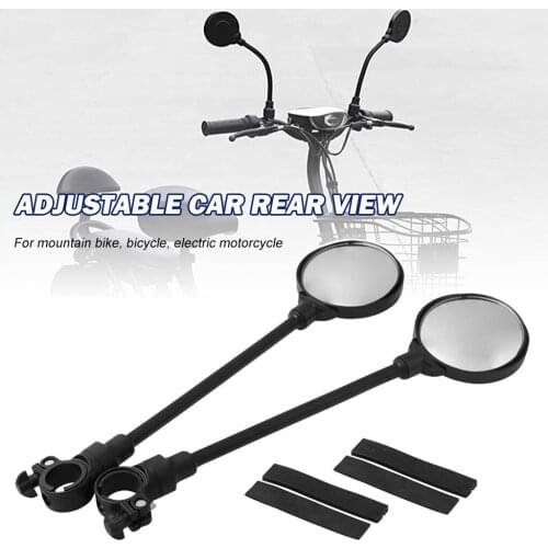 Bicycle Handlebar Rear View Mirror MTB Road Bike Rearview for 22-38mm Tube Diameter