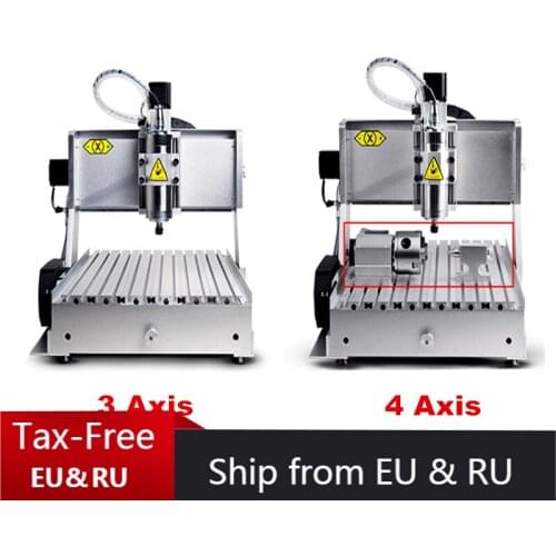 1.5KW 4 axis CNC Router 3020 USB port Milling lathe machine 1500W spindle 300*200mm