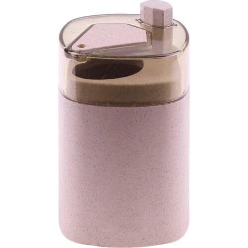 1Pcs Automatic Toothpick Holder Container Wheat Straw Household Table Toothpick Storage Box Toothpick Dispenser Toothpick Can(4)