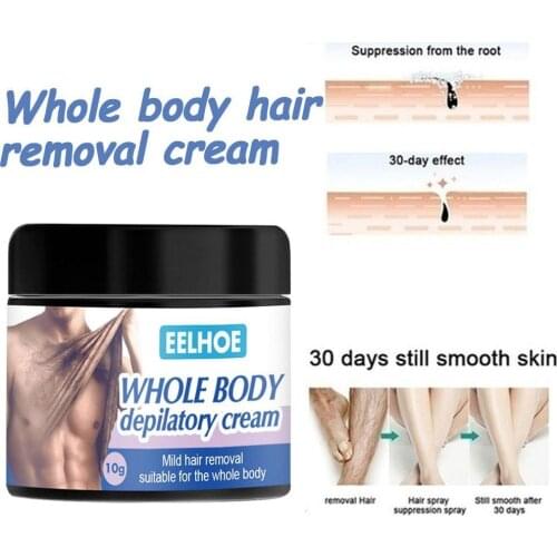 1Pcs 10/20/30/50g Unisex Whole Body Hair Removal Cream Stop Hair Growth Beard Intimate Bikini Hair Painless Hair Remover Cream
