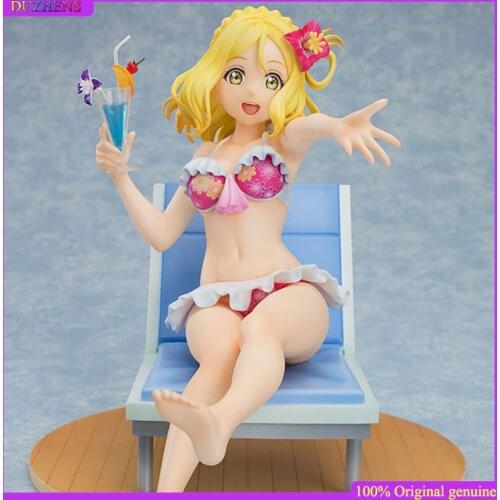 100% Original: Love Live! Sunshine!! Ohara Mari swimsuit style Action Figure Anime Figure Model Toys Figure Collection Doll Gift