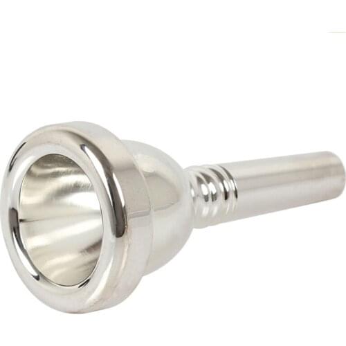 12C Small Shank Trombone Silver Mouthpiece New