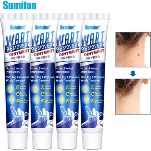 2/4pcs Warts Remover Antibacterial Ointment Wart Treatment Cream Skin Tag Remover Herbal Extract Corn Plaster Warts Ointment