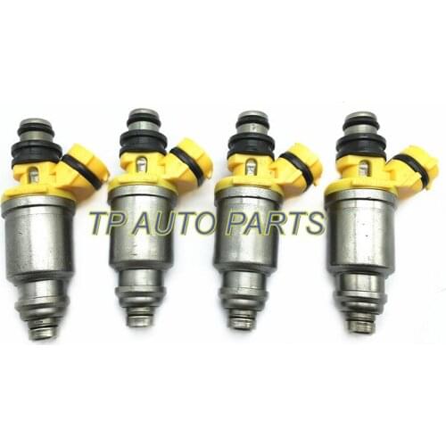 4PCS Fuel Injector For To-yota C-elica MR2 2.2L R-av4 C-arina C-orona C-aldina OEM 23250-74040 23209-74040