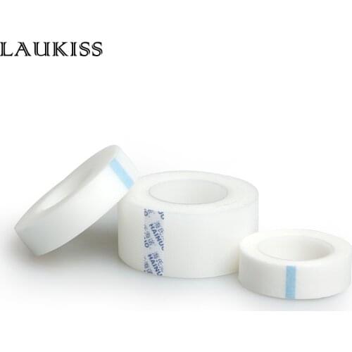 5 Rolls Eyelash Extension Tape White Paper Under Patches Tool for False Lashes Non-woven Wrap Tape Lash Makeup Supplies