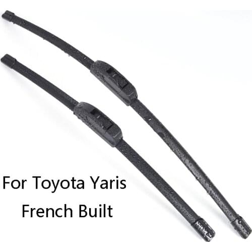 Car Windshield Wiper Blades For Toyota Yaris French Built from 1999 2000 2001 2002 2003 2004 to 2011 Car Windscreen wiper Rubber