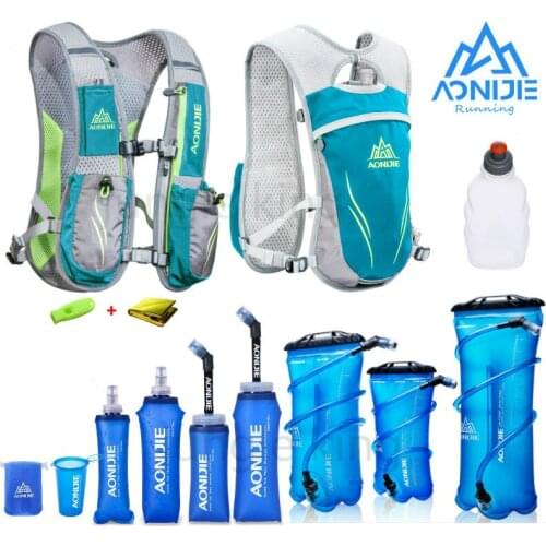 AONIJIE E885 New Foldable Silicone Water Bottle Outdoors Traveling Sport Running Cycling Kettle Healthy Soft Material 250- 600ML