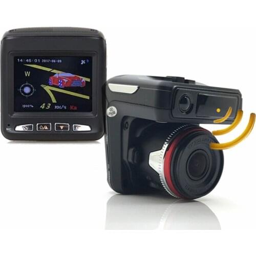 3 In 1 Car Dvr Camera Anti Radar Detector Laser Hd 720P Built-In Gps Logger Alarm System Digital Video Recorder Electronic Dog R