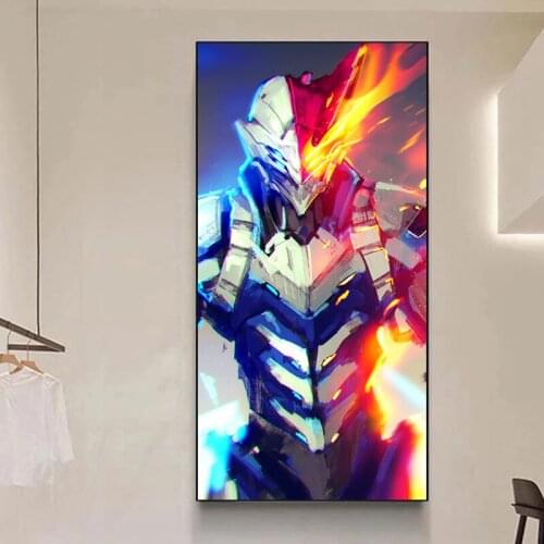 Colorful Anime My Hero Academia Digital Original Design Anime Wall Art Print,50 x 70 cm,No Frame