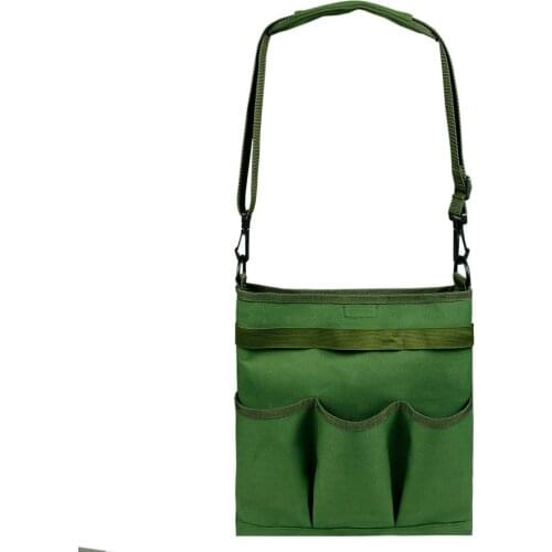 One-shoulder Diagonal Canvas Bag Garden Pruning Kit Shoulder Bags Durable Green Gardening Gray Toolkit