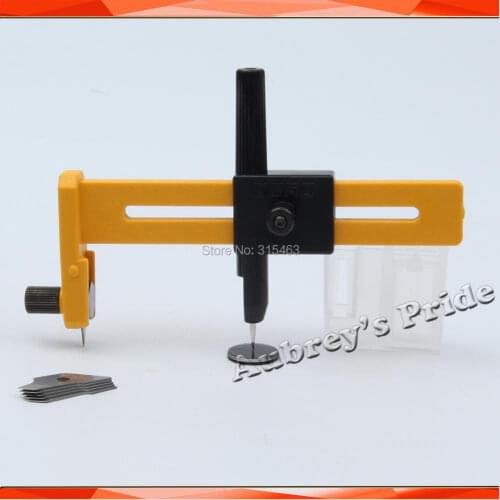 10-150MM Cutting Size Adjustable Round Rotary Circle Graphic Paper Cutter Trimmer Knife+5-15Pcs Blades