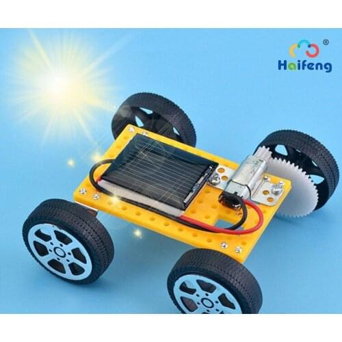 Solar Car DIY Assembly Toy Set Kit Children Education Science Practical Ability Creativity Solar Science Toys