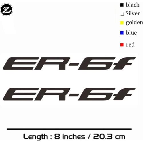 Motorcycle personality body sticker Windshield model logo sticker moto gp For Kawasaki Ninja ER6f ER 6f