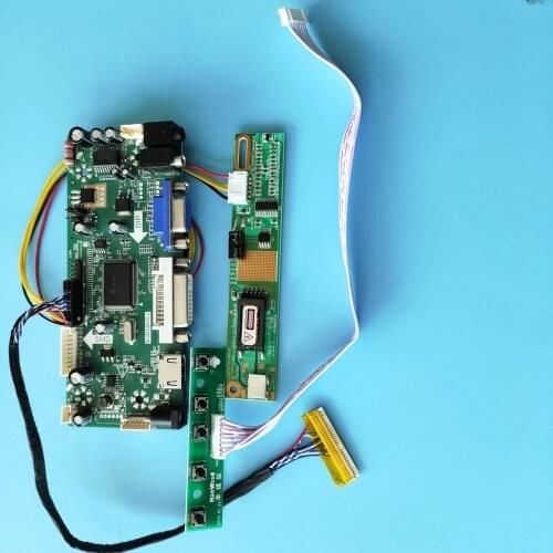 Kit for LP141WX1-TLA4/LP141WX1-TLA5 Controller Board moitor HDMI+DVI+VGA LCD 30pin Audio 14.1" M.NT68676 Display panel 1280X800