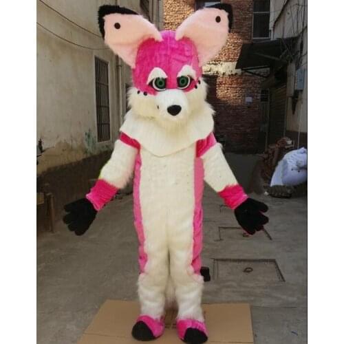 Adult Fox Dog Mascot Costume Fursuit Suits Party Game Dress Outfits Clothing Advertising Promotion Cosplay Hallowen Gift Unisex