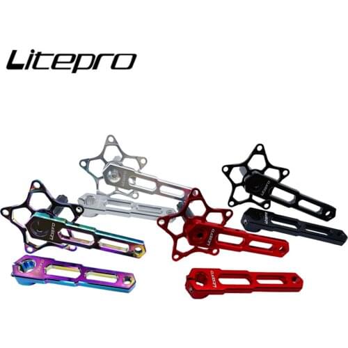 Litepro Integrated Hollow 5 Claws Crank Folding Bicycle 170mm 130BCD Crankset Aluminum Alloy