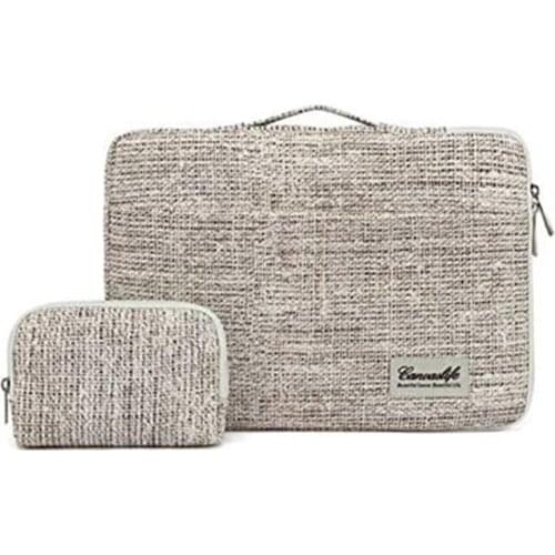 Linen style waterproof laptop case with handle, suitable for 13.3 inch MacBook Air | MacBook Pro Retina and 13.3 inch laptop