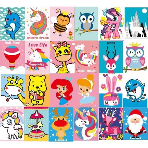 Easy 5D Diamond Painting Kit for Kids Adults Beginners Full Drill Rhinestone Diamond Painting for Kids Crafts Wall/Desk Decor