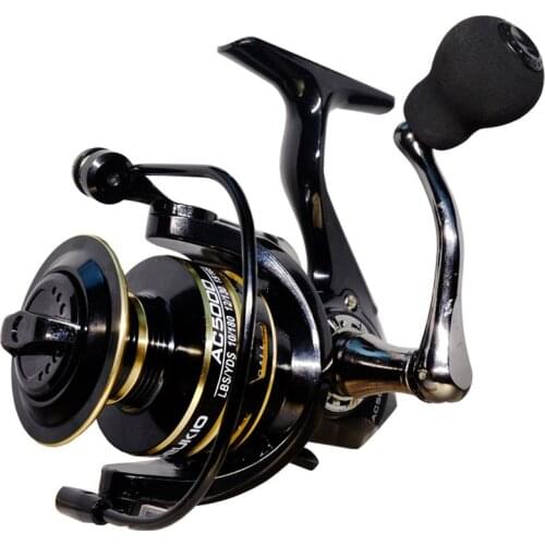 2021 New Spinning reels 8KG Max Drag 5.2:1 Metal Stainless Steel Saltwater Fishing Reel Spinning 2000-7000