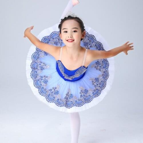 New childrens royal blue ballet stage costumes adult ballet costumes