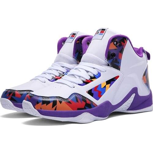 New size 36-46 Man Basketball Shoes Brand Basketball Sneakers Men Breathable Non-slip Retro Shoes Basket Zapatos de mujer