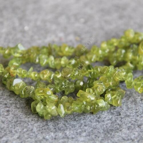 New Style 4-8mm Natural Olive Crystal Stone Irregular Long Beads Fit for Making Bracelet Necklace DIY Manual Jewelry Wholesale