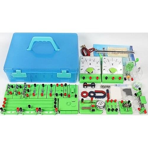 Learn basic electricity Physics magnetism experiments Labs Electricity Circuit Magnetism Experiment Kit for Junior High School