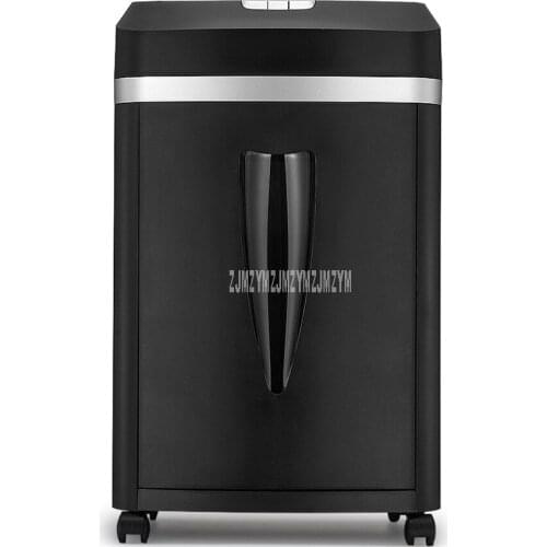 20L High Secrecy Level A4 Size Office Automatic Electric Paper Shredder Effect 2x10mm Electric Card Paper Crush Shredder C-838T